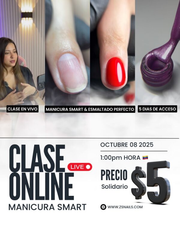 Manicura SMART Clase en Vivo