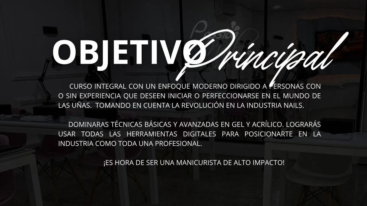 Ver Detalles y Precios del Master curso de uñas profesional objetivo